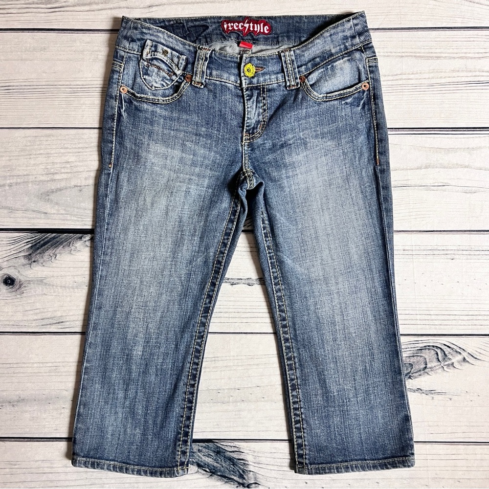 Vintage FreeStyle Low Rise Cropped Jean Juniors 9